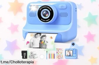 Cámara instantánea LUVTOY para niños con doble cámara y papel sin tinta, recuerdos al instante a un precio loco que se agota rápido, ¡no dejes escapar esta oportunidad única!