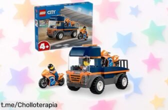 Camión de transporte LEGO City con motos y minifiguras increíblemente divertido, ¡y a un precio que vuela! No pierdas la oportunidad de jugar y aprender mientras te diviertes.