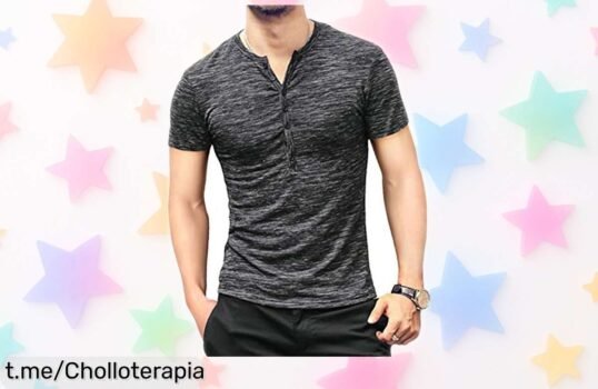 Camisa Henley KUYIGO para hombre a un precio loco: modernidad y estilo que te acompañan en cada plan. ¡No dejes pasar esta oportunidad única!