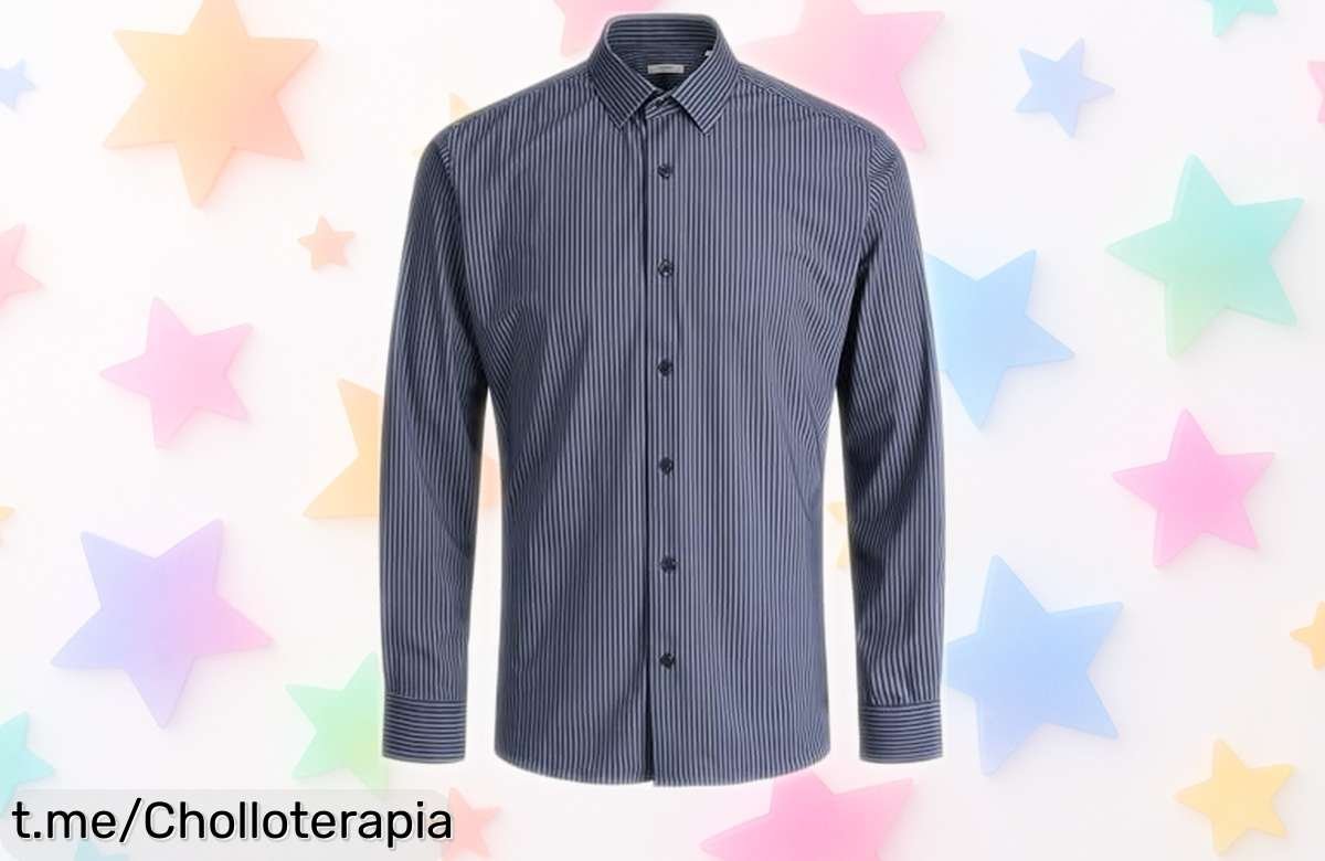 Camisa de hombre Jack & Jones Jprblaactive Stretch LS, un ofertón que no puedes dejar pasar para lucir increíble y renovar tu armario ¡Aprovéchalo ya antes de que se agote!
