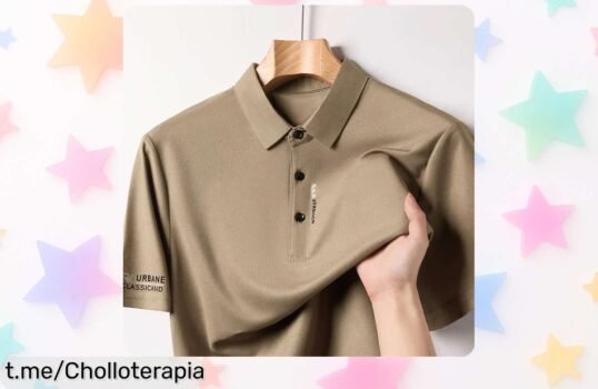 Camisa de manga corta estilo Polo para hombre, un chollazo fresco y sencillo que no puedes dejar escapar, ¡aprovéchala antes de que se agote!