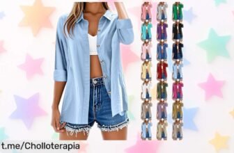 Camisas de manga larga súper suaves y a la moda que vuelan por su ofertón, ¡apúntate al chollo fresquito antes de quedarte sin tu talla!