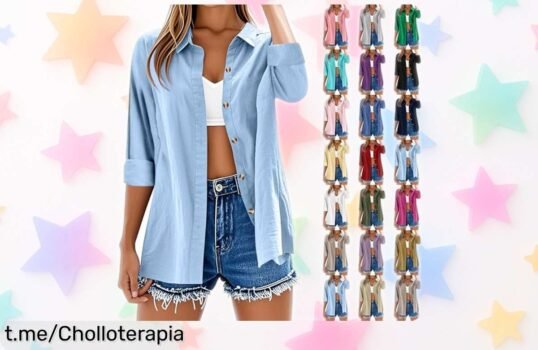 Camisas de manga larga súper suaves y a la moda que vuelan por su ofertón, ¡apúntate al chollo fresquito antes de quedarte sin tu talla!