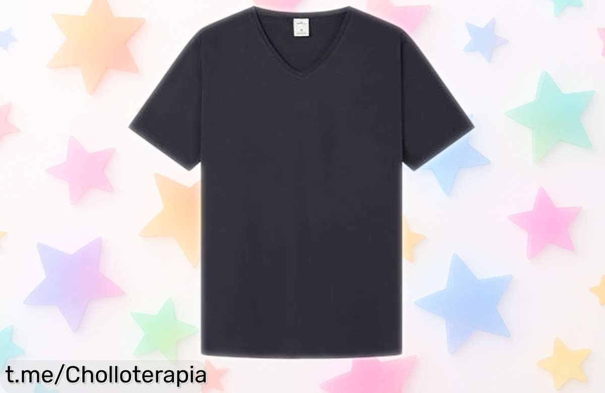 Camiseta Springfield azul, resistencia y estilo que nunca falla con un precio increíble para renovar tu armario ¡Aprovecha esta oferta antes de que se acabe!