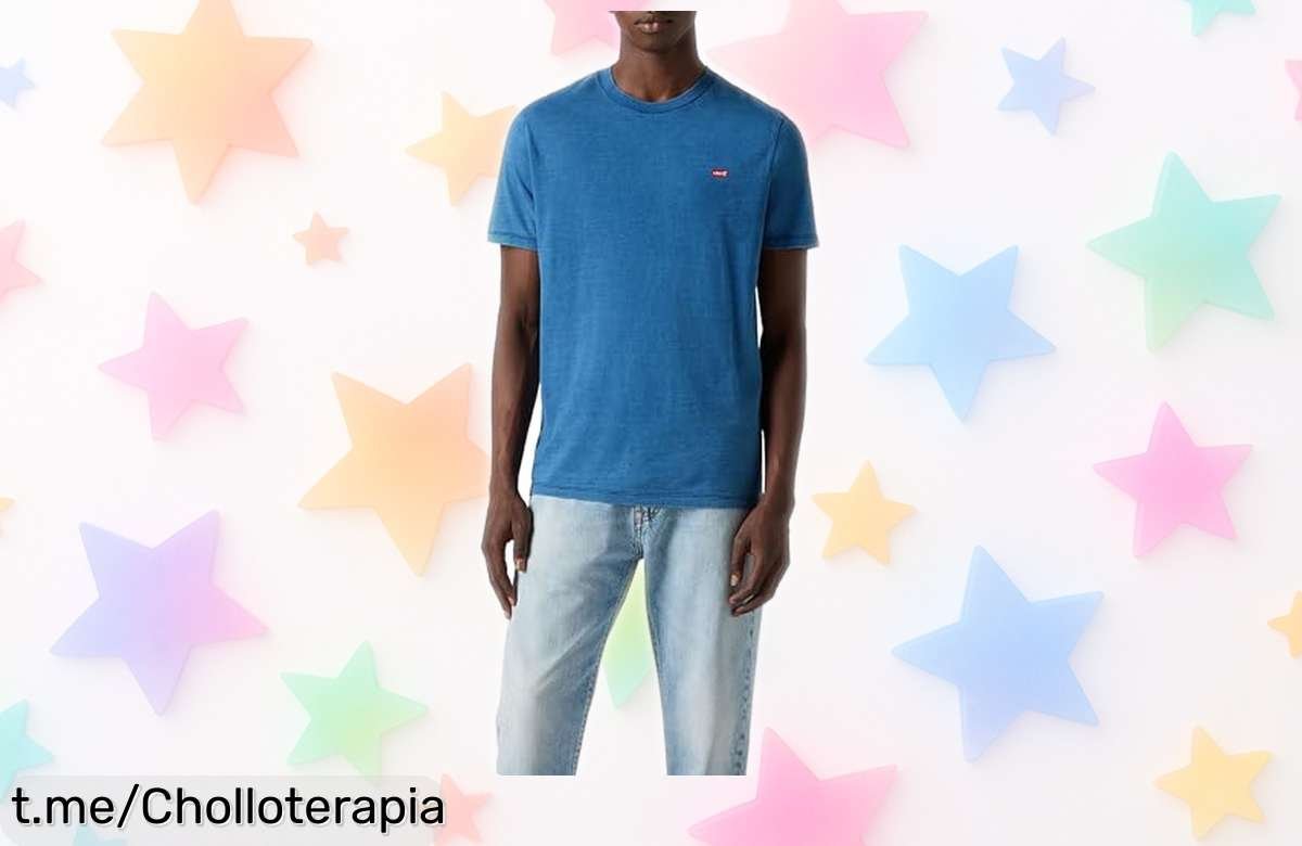 Camiseta básica de Levi’s, rebajada una barbaridad y perfecta para tus vaqueros; este chollo vuela rápido, ¡no te quedes sin ella!