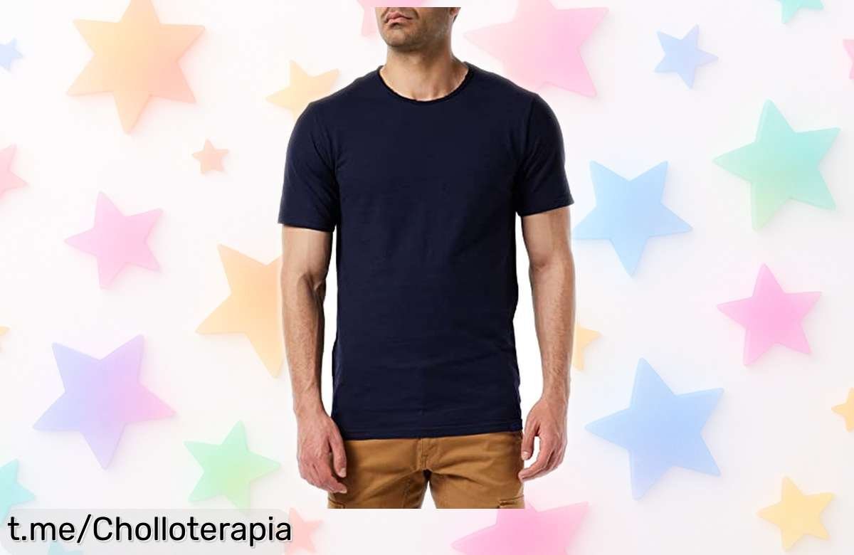 Camiseta básica de algodón United Colors of Benetton a precio de ganga: ¡Renueva tu armario antes de que se agote y sorpréndete con su estilo único!
