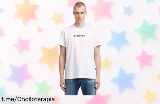 Camiseta con estampado trasero GSTAR Burger Back Print a precio loco; ¡un diseño único que no vas a ver por ahí y vuela rápido! Dale un toque especial a tu estilo antes de quedarte sin la tuya.