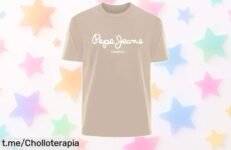 Camiseta corta de mujer Pepe Jeans London, look urbano y casual a un precio de escándalo que no verás cada día. ¡No te quedes sin la tuya antes de que se agote!