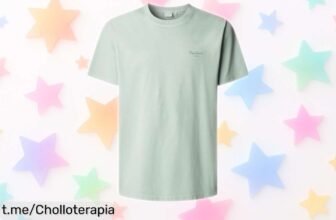 Camiseta de algodón 100% Pepe Jeans Jacko, rebajada una barbaridad: ¡no dejes que este chollo se escape y luce siempre a la última!