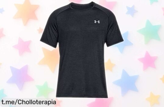 Camiseta deportiva súper ligera Under Armour Ua Tech 2.0 en rebaja, para entrenos sin líos y muy cómodos: ¡no te quedes sin la tuya o lamentarás perder este chollo!
