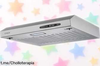 Campana extractora Candy CFT610/5S con luces LED y sonido silencioso: ¡rebajón irresistible que no puedes dejar escapar, date prisa antes de que se agote!