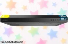 Campana extractora Cecotec Bolero Flux CM 602100, potente y a precio tirado: ¡elimina humos al instante y controla tu cocina con luz LED! No dejes pasar esta oportunidad única.