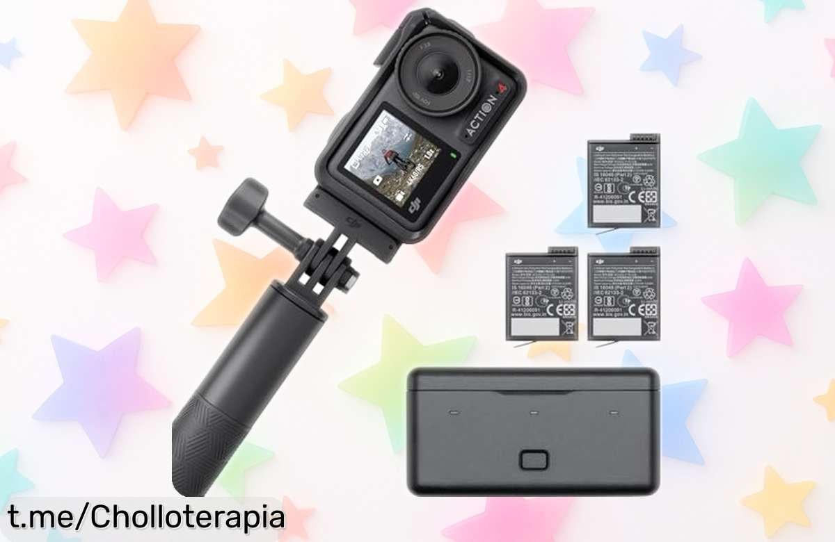 Captura cada aventura con la cámara deportiva 4K DJI Osmo Action 4, ahora rebajada a precio de ganga. ¡No esperes más y graba momentos únicos antes de que se agote!