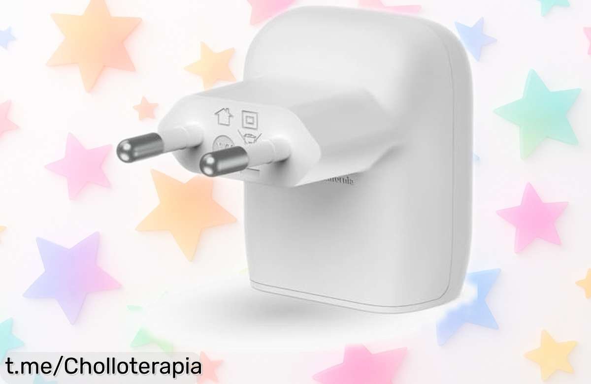 Carga tu iPhone o Samsung al instante con este cargador rápido USB C de 20W, ¡precio tirado que volará! No lo dejes escapar y siente la energía en tus manos.