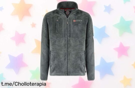 Cazadora polar de hombre Geographical Norway a precio loco, perfectas para el día a día y el deporte; baja de precio que vuela, ¡no te quedes sin la tuya!