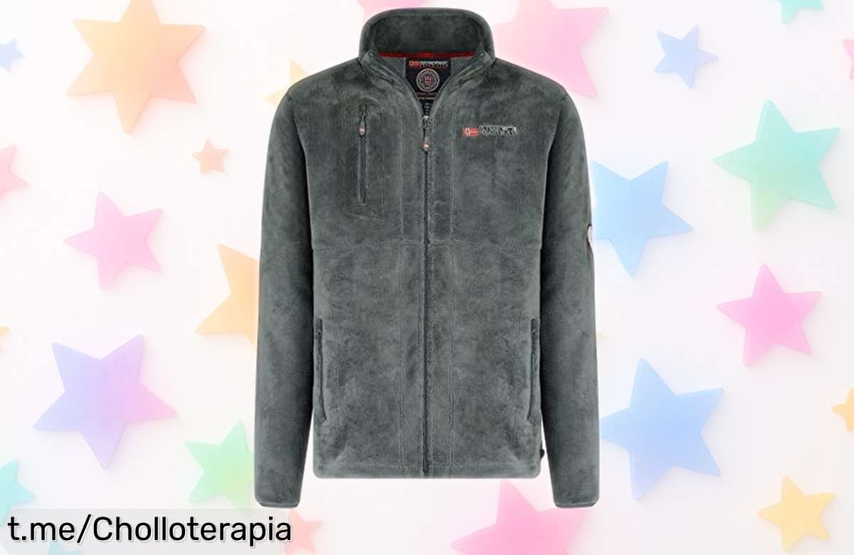 Cazadora polar de hombre Geographical Norway a precio loco, perfectas para el día a día y el deporte; baja de precio que vuela, ¡no te quedes sin la tuya!
