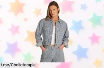 Cazadora vaquera Tommy Hilfiger Straight Cropped en oferta, estilo impresionante a un precio que es un regalo irresistible, ¡aprovéchalo antes de que se acabe!