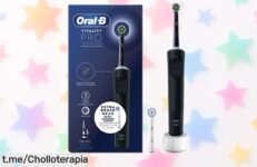 Cepillo de dientes eléctrico Oral-B Vitality Pro, ¡ofertón a precio tirado y con 2 cabezales! Acelera tu limpieza dental antes que se acabe esta locura.