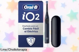 Cepillo de dientes eléctrico OralB iO con sensor y estuche de viaje a un precio ridículo, no te lo pierdas ¡corre antes que se acaben!