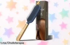 Cepillo desenredante masajeador SHINLEA que transforma tu pelo en un susurro de suavidad, con ofertón loco ¡no te quedes sin el tuyo!