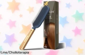 Cepillo desenredante masajeador SHINLEA que transforma tu pelo en un susurro de suavidad, con ofertón loco ¡no te quedes sin el tuyo!