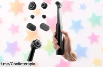 Cepillo eléctrico HOTO Wand™ con 12 cabezas, resiste al agua y precio de escándalo; despídete de las manchas imposibles antes que se acabe esta oferta brutal