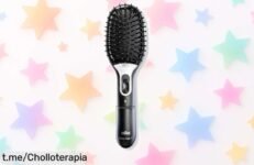 Cepillo y peine Braun BR710 para todo tipo de pelo: un ofertón con cerdas naturales que cuidan tu melena, ¡no te quedes sin el tuyo y deslumbra a todos!