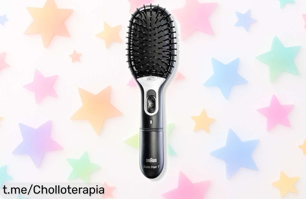 Cepillo y peine Braun BR710 para todo tipo de pelo: un ofertón con cerdas naturales que cuidan tu melena, ¡no te quedes sin el tuyo y deslumbra a todos!