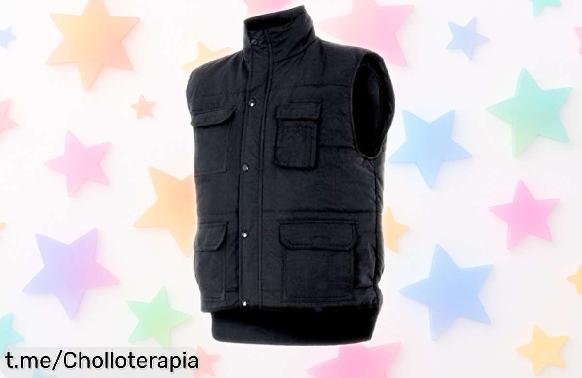 Chaleco acolchado multibolsillos VELILLA 108 a un precio de escándalo, no esperes más ¡cómpralo ya antes de que desaparezca!