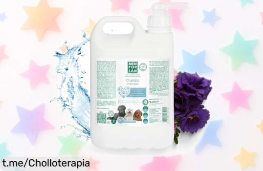 Champú intensificador de color Menforsan para perros: ¡Potencia el brillo de su pelaje y cuida su piel sensible, un ofertón que vuela a precio loco!
