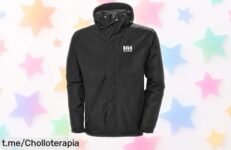 Chaqueta impermeable y cortaviento Helly Hansen Seven J: Ofertón irresistible para tus aventuras al aire libre, ¡vela antes de que se esfume!