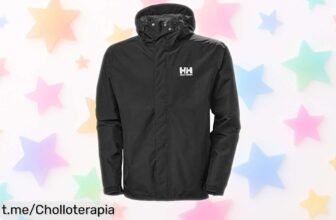 Chaqueta impermeable y cortaviento Helly Hansen Seven J: Ofertón irresistible para tus aventuras al aire libre, ¡vela antes de que se esfume!