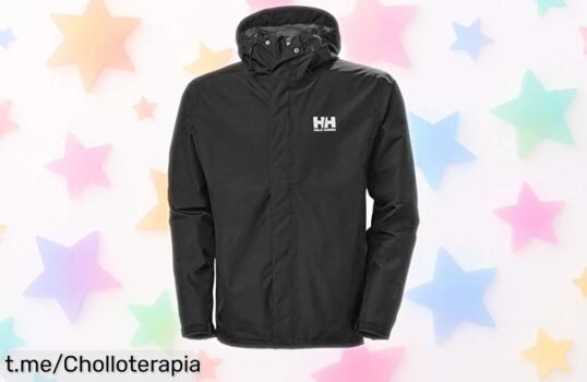 Chaqueta impermeable y cortaviento Helly Hansen Seven J: Ofertón irresistible para tus aventuras al aire libre, ¡vela antes de que se esfume!