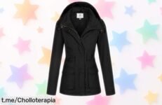 Chaqueta parka de algodón con capucha desmontable WenVen, un precio loco que no volverás a ver; dale rollo a tu look y mantente abrigado. ¡Apresúrate antes de agotarse!