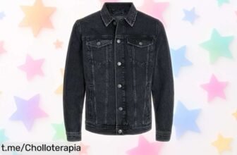 Chaqueta vaquera Jack & Jones de manga larga a precio loco, resistente y perfecta para cualquier plan; ¡no te quedes sin la tuya antes que se agote!