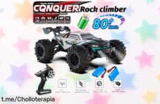 Coche RC todoterreno 4WD que vuela a 80 km/h, rebajado con un precio de risa y unidades volando ¡No te quedes sin el tuyo, corre antes de que se agoten!