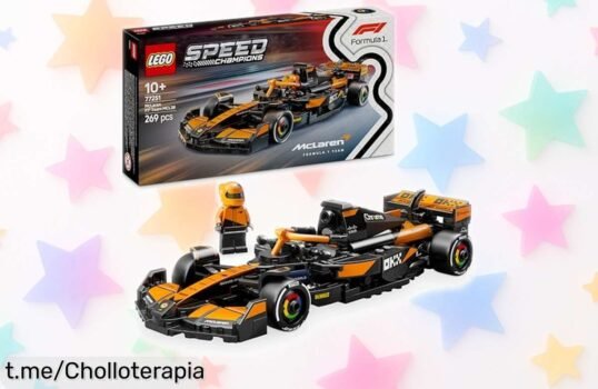Coche de carreras McLaren F1 2024 de LEGO Speed Champions: oferta loca para los amantes de la velocidad, ¡no esperes más y cómpralo antes que se agote!