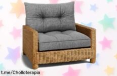 Cojín de respaldo para muebles de jardín Amazinggirl, acolchado y repelente al agua a un precio ridículo que no verás otra vez; ¡aprovéchalo antes que se agote!