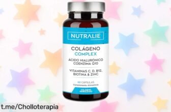 Colágeno con ácido hialurónico y vitaminas Nutralie, el super chollo que tu piel necesita; ¡date prisa, se agota pronto!