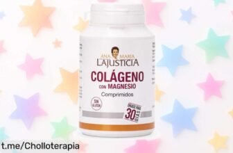 Colágeno con magnesio de Ana María Lajusticia para tus músculos, ¡un ofertón que se va volando de precio! No te quedes sin cuidar tu bienestar.