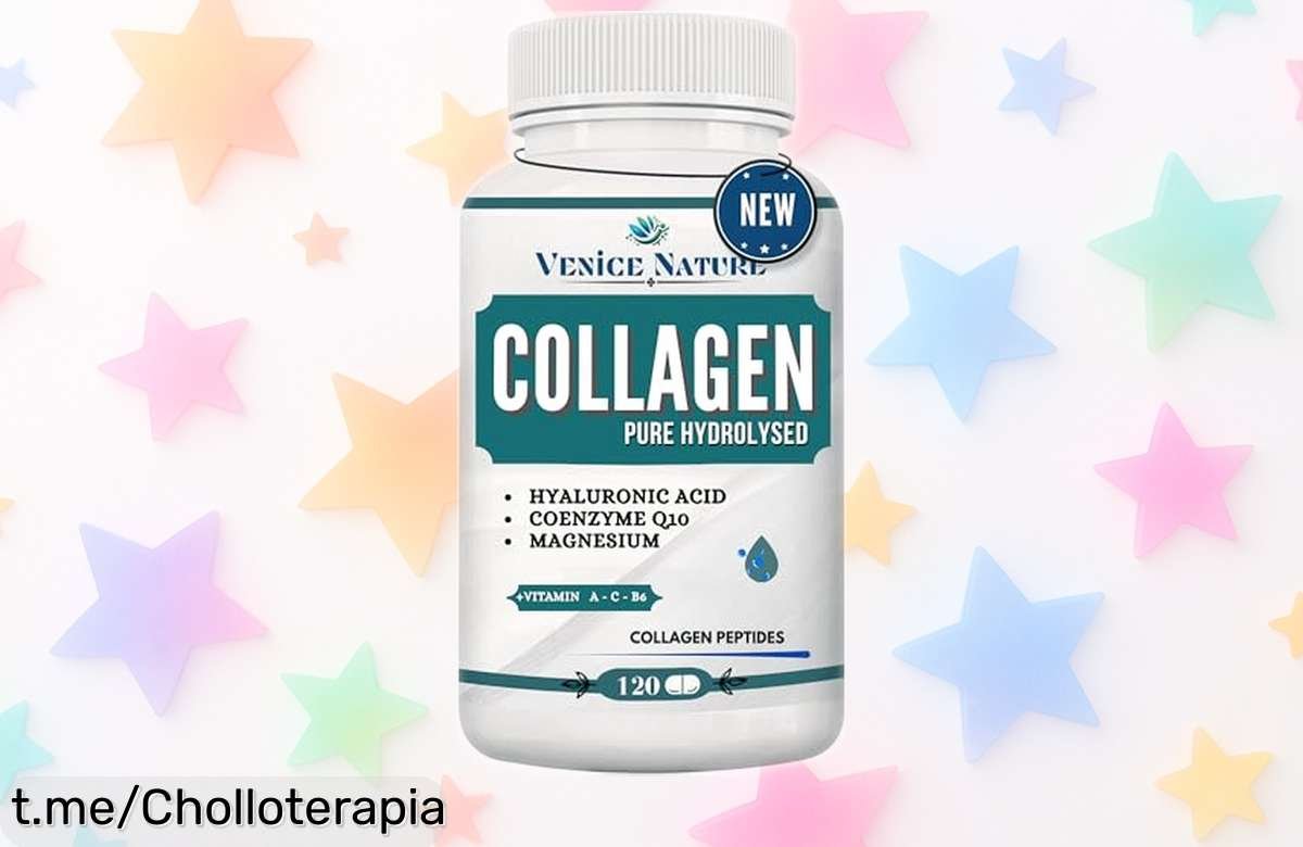 Colágeno hidrolizado Venice Nature con magnesio y vitaminas: ¡Potencia tu piel y músculos a un precio insuperable que no querrás dejar pasar!