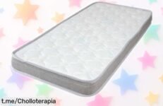 Colchón para bebé Supernova de 9cm, suave y cómodo, ¡rebajado a un precio loco que no podrás dejar pasar! Asegura sueños felices para tu pequeño.