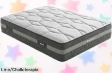 Colchón viscoelástico con muelles ensacados Selene a precio increíble: cuida tu espalda y suelta molestias, ¡aprovéchalo antes de que se agote!