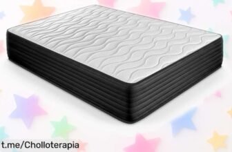 Colchón viscoelástico reversible Duérmete Online a precio loco: cuida tu espalda y dile adiós a los ácaros. Aprovecha este ofertón antes de que desaparezca, ¡especial para tus sueños!