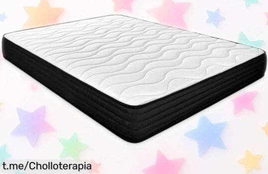 Colchón viscoelástico reversible Kloe de Mattfy a precio loco: duerme como un rey y despierta sin preocupaciones, ¡las unidades vuelan, aprovecha esta oferta única ahora!