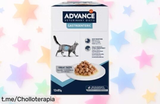 Comida húmeda Advance Veterinary Diets para gatos: 12 bolsitas a un precio loco que cuidan la salud digestiva de tu felino. ¡No dejes pasar esta oferta limitada!