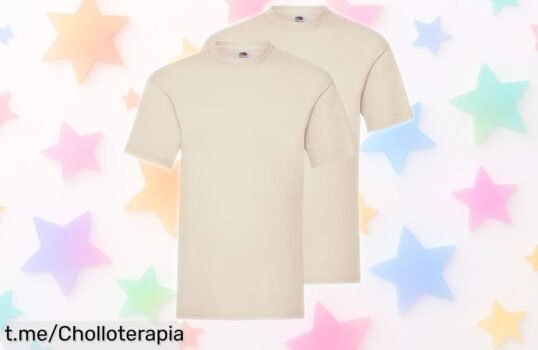 Compra ya el pack de 5 camisetas Fruit of the Loom y disfruta de un ofertón que no querrás dejar escapar ¡Atrévete a lucirlas al mejor precio!