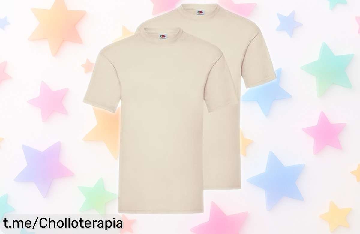 Compra ya el pack de 5 camisetas Fruit of the Loom y disfruta de un ofertón que no querrás dejar escapar ¡Atrévete a lucirlas al mejor precio!