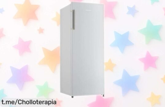 Congelador vertical Infiniton de 172 litros, bajada de precio brutal que volará en cuanto lo veas y te hará disfrutar de tus comidas favoritas sin preocupaciones.