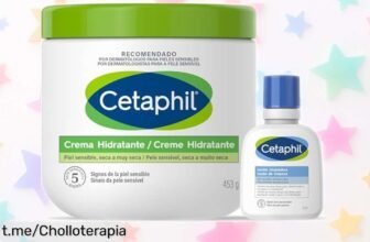 Conjunto de crema hidratante y loción limpiadora Cetaphil para piel sensible a precio increíble: cuida tu piel con lo mejor, ¡no dejes pasar esta oportunidad!